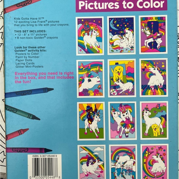 SUPER RARE Lisa Frank coloring pages - Picture 3 of 3